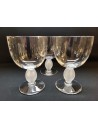 VERRES A VIN ROUGE MODELE LANGEAIS DE LALIQUE