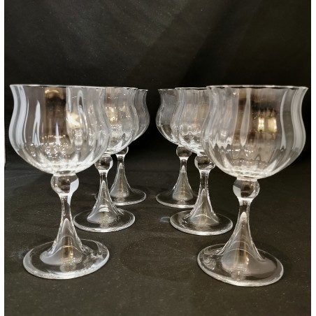 VERRES A VIN MODELE "VERONE" DE DAUM