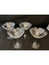 COUPES CHAMPAGNE MODELE "MANON" DE LA CRISTALLERIE DE ST LOUIS