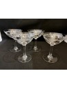 COUPES CHAMPAGNE MODELE "MANON" DE LA CRISTALLERIE DE ST LOUIS