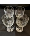 VERRES GRAVES DE LA CRISTALLERIE DE PORTIEUX