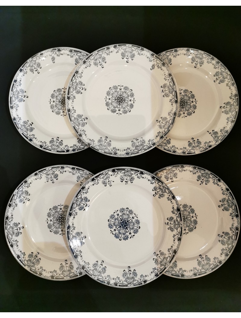 ASSIETTES MODELE "MIGNON" DE SARREGUEMINES