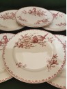 ASSIETTES PLATES MODELE FAVORI DE SARREGUEMINES